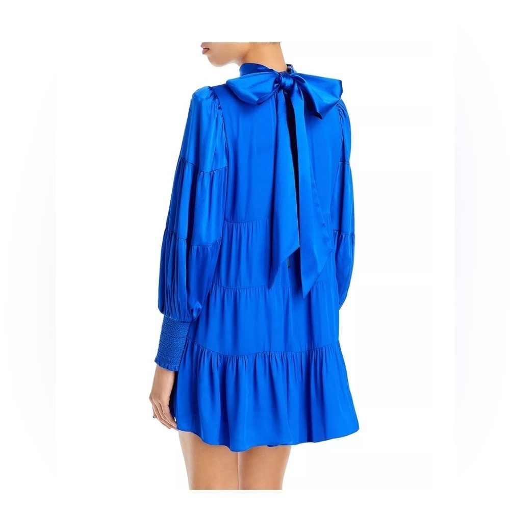 Alice and Olivia Karena Bow Back Tiered Dress - Picture 2 of 8